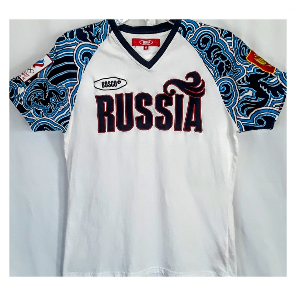 Rare 2012 RUSSIA OLYMPIC TEAM shirt by BOSCO